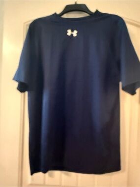 Under Armour Navy Blue Short Sleeve Logo Tee